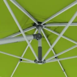 Doppler Ampelschirm Expert 300 Cm X 300 Cm Smaragd Mit Kurbelmechanik -Outdoor Schirm Verkauf 821990 1948 07
