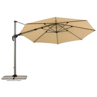 Schneider Schirme Ampelschirm Bermuda Ø 350 Cm Natur Mit Kurbelmechanik 5 Schneider Schirme Ampelschirm Bermuda Ø 350 Cm Natur Mit Kurbelmechanik – Bild 3