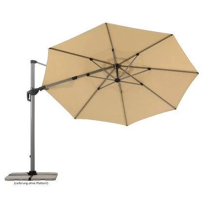 Schneider Schirme Ampelschirm Bermuda Ø 350 Cm Natur Mit Kurbelmechanik 6 Schneider Schirme Ampelschirm Bermuda Ø 350 Cm Natur Mit Kurbelmechanik – Bild 4