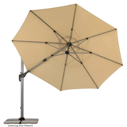 Schneider Schirme Ampelschirm Bermuda Ø 350 Cm Natur Mit Kurbelmechanik 7 Schneider Schirme Ampelschirm Bermuda Ø 350 Cm Natur Mit Kurbelmechanik – Bild 5