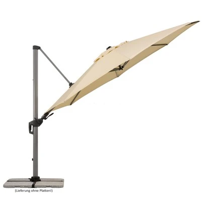 Schneider Schirme Ampelschirm Bermuda Ø 350 Cm Natur Mit Kurbelmechanik 9 Schneider Schirme Ampelschirm Bermuda Ø 350 Cm Natur Mit Kurbelmechanik – Bild 7