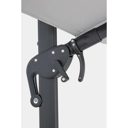 Bizzotto Ampelschirm Ines 3 M X 4 M Dunkelgrau 10 Bizzotto Ampelschirm Ines 3 M X 4 M Dunkelgrau – Bild 8