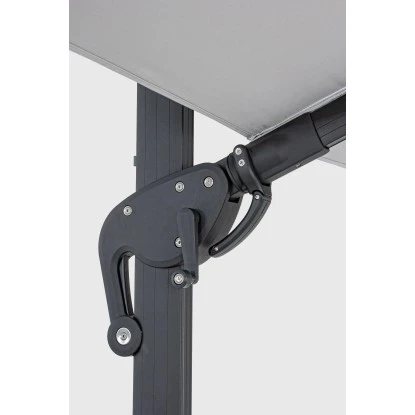 Bizzotto Ampelschirm Ines 3 M X 4 M Dunkelgrau 11 Bizzotto Ampelschirm Ines 3 M X 4 M Dunkelgrau – Bild 9