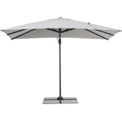 Bizzotto Ampelschirm Ines 2 M X 3 M Anthrazit-Hellgrau -Outdoor Schirm Verkauf 867264 11003200 10