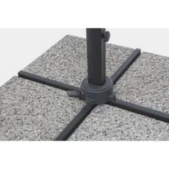 Bizzotto Ampelschirm Ines 2 M X 3 M Anthrazit-Hellgrau -Outdoor Schirm Verkauf 867264 11003200 8