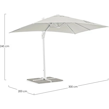 Bizzotto Ampelschirm Eden 2 M X 3 M 11 Bizzotto Ampelschirm Eden 2 M X 3 M – Bild 9