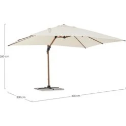 Bizzotto Ampelschirm Orion 3 M X 4 M 27 Bizzotto Ampelschirm Orion 3 M X 4 M -Outdoor Schirm Verkauf 867273 11003200 12