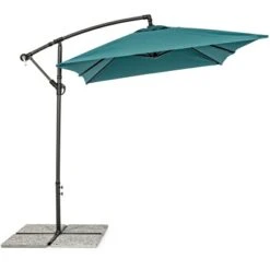 Yes Ampelschirm Texas 2 M X 3 M Anthrazit-Pfauenblau -Outdoor Schirm Verkauf 867290 11003200 10