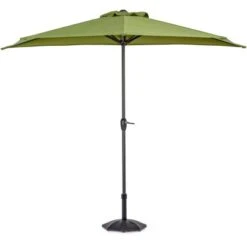 Yes Sonnenschirm Kalife Halbrund 2,7 M Olivgrün -Outdoor Schirm Verkauf 867339 11003200 5