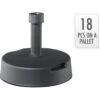 Schirmständer Rund Schwarz 25 Kg -Outdoor Schirm Verkauf 8719987489396 4843
