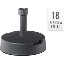 Schirmständer Rund Schwarz 25 Kg