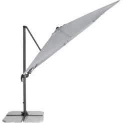 Doppler Pendelschirm Ravenna Ax D.827 Hellgrau275 Cm X 275 Cm 8-tlg. -Outdoor Schirm Verkauf 9003034122688 1948 02