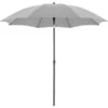 Doppler Marktschirm Ø 208 Cm Hellgrau Mit Handöffner -Outdoor Schirm Verkauf 9003034319811 1948 S 01