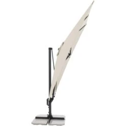 Doppler Ampelschirm 210 Cm X 310 Cm Natur Mit Kurbelmechanik -Outdoor Schirm Verkauf 9003034319880 1948 S 03