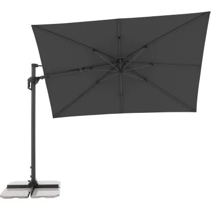 Doppler Ampelschirm 210 Cm X 310 Cm Anthrazit Mit Kurbelmechanik 4 Doppler Ampelschirm 210 Cm X 310 Cm Anthrazit Mit Kurbelmechanik – Bild 2