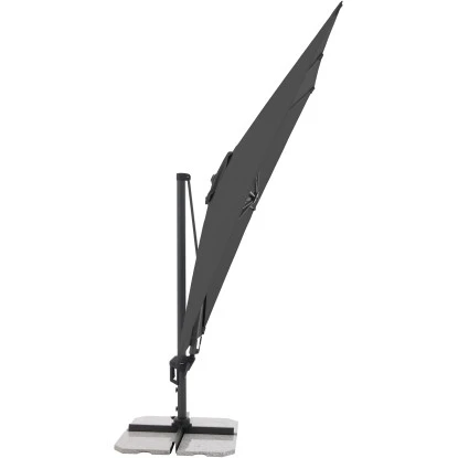 Doppler Ampelschirm 210 Cm X 310 Cm Anthrazit Mit Kurbelmechanik 5 Doppler Ampelschirm 210 Cm X 310 Cm Anthrazit Mit Kurbelmechanik – Bild 3