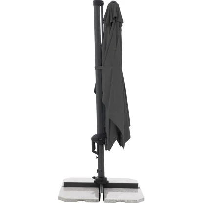 Doppler Ampelschirm 210 Cm X 310 Cm Anthrazit Mit Kurbelmechanik 6 Doppler Ampelschirm 210 Cm X 310 Cm Anthrazit Mit Kurbelmechanik – Bild 4