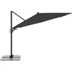 Derby Kurbel-Pendelschirm DX Ca. 276 Cm X 276 Cm Anthrazit -Outdoor Schirm Verkauf 9003034319934 1948 S 02