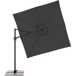 Derby Kurbel-Pendelschirm DX Ca. 276 Cm X 276 Cm Anthrazit -Outdoor Schirm Verkauf 9003034319934 1948 S 03