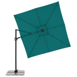 Derby Kurbel-Pendelschirm DX Ca. 276 Cm X 276 Cm Petrol 9 Derby Kurbel-Pendelschirm DX Ca. 276 Cm X 276 Cm Petrol -Outdoor Schirm Verkauf 9003034319941 1948 S 03