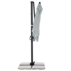 Derby Kurbel-Pendelschirm DX Ca. 210 Cm X 210 Cm Hellgrau -Outdoor Schirm Verkauf 9003034319965 1948 S 05