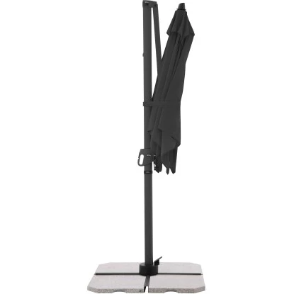 Derby Kurbel-Pendelschirm DX Ca. 210 Cm X 210 Cm Anthrazit 7 Derby Kurbel-Pendelschirm DX Ca. 210 Cm X 210 Cm Anthrazit – Bild 5