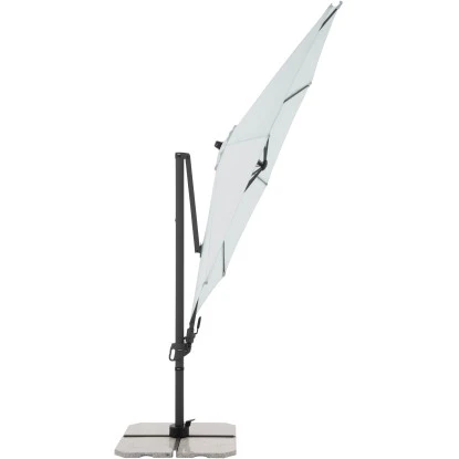 Derby Kurbel-Pendelschirm DX Ca. 332 Cm X 332 Cm Hellgrau 5 Derby Kurbel-Pendelschirm DX Ca. 332 Cm X 332 Cm Hellgrau – Bild 3