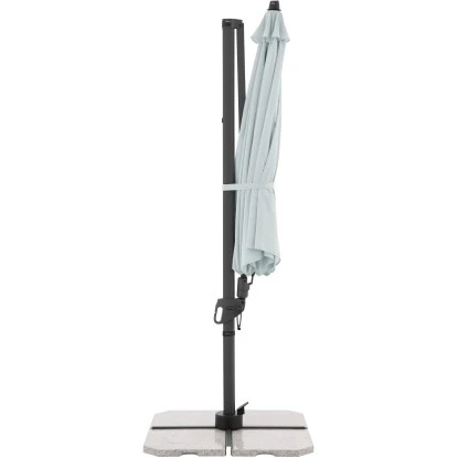 Derby Kurbel-Pendelschirm DX Ca. 332 Cm X 332 Cm Hellgrau 7 Derby Kurbel-Pendelschirm DX Ca. 332 Cm X 332 Cm Hellgrau – Bild 5