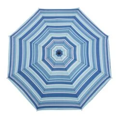 Derby Marktschirm Ø 165 Cm Blau-Mix Mit Handöffner -Outdoor Schirm Verkauf 9003034321210 1948 S 03