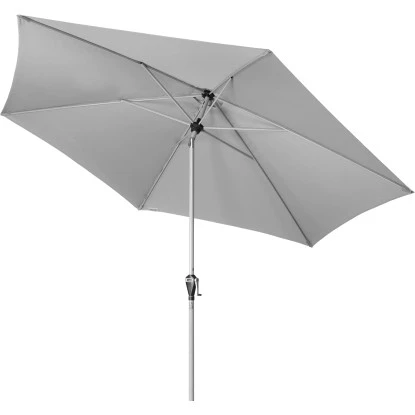 Doppler Ampelschirm 210 Cm X 310 Cm Hellgrau Mit Kurbelmechanik 4 Doppler Ampelschirm 210 Cm X 310 Cm Hellgrau Mit Kurbelmechanik – Bild 2