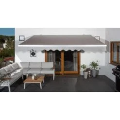 Wismar Gelenkarmmarkise Silber M. Kurbelbed. 300 X 200 Cm Stoff Uni Hellgrau 8 Wismar Gelenkarmmarkise Silber M. Kurbelbed. 300 X 200 Cm Stoff Uni Hellgrau -Outdoor Schirm Verkauf 909866 2354 3