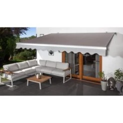 Wismar Gelenkarmmarkise Silber M. Kurbelbed. 300 X 200 Cm Stoff Uni Hellgrau 9 Wismar Gelenkarmmarkise Silber M. Kurbelbed. 300 X 200 Cm Stoff Uni Hellgrau -Outdoor Schirm Verkauf 909866 2354 4