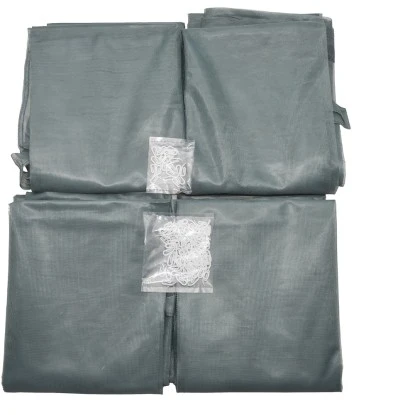 Palram - CanopiaInseketenschutz Für Roma/ Milano Pavillon Sechseckig Anthrazit 7 Palram - CanopiaInseketenschutz Für Roma/ Milano Pavillon Sechseckig Anthrazit – Bild 5