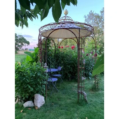 Eleo Pavillon Siena 265 Cm X Ø 210 Cm Unbeschichtet 4 Eleo Pavillon Siena 265 Cm X Ø 210 Cm Unbeschichtet – Bild 2