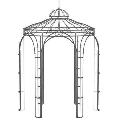 Eleo Pavillon Siena 265 Cm X Ø 210 Cm Pulverbeschichtet DB703 3 Eleo Pavillon Siena 265 Cm X Ø 210 Cm Pulverbeschichtet DB703