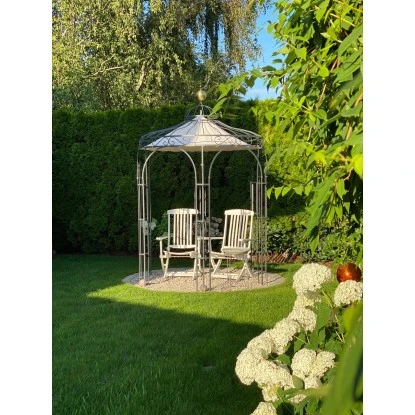 Eleo Pavillon Siena 265 Cm X Ø 210 Cm Pulverbeschichtet DB703 4 Eleo Pavillon Siena 265 Cm X Ø 210 Cm Pulverbeschichtet DB703 – Bild 2