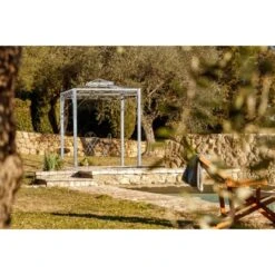 Eleo Pavillon Bolzano 269 Cm X 208 Cm X 208 Cm Pulverbeschichtet Weiß -Outdoor Schirm Verkauf 945325 4915 2