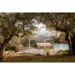 Eleo Pavillon Trento 269 Cm X 308 Cm X 308 Cm Feuerverzinkt -Outdoor Schirm Verkauf 945382 4915 2