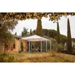 Eleo Pavillon Torino 310,5 Cm X 408 Cm X 408 Cm Feuerverzinkt -Outdoor Schirm Verkauf 945483 4915 2