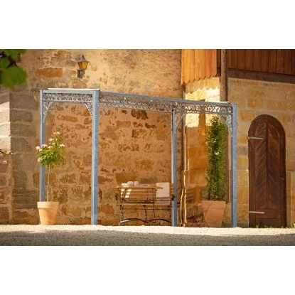 Eleo Pergola Elba Pulverbeschichtet Weiß 4 Eleo Pergola Elba Pulverbeschichtet Weiß – Bild 2