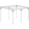 Eleo Pergola Sardegna Pulverbeschichtet Weiß -Outdoor Schirm Verkauf 945606 4915 1