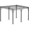 Eleo Pergola Sicilia 252,2 Cm X 408 Cm X 304 Cm Pulverbeschichtet Schwarz -Outdoor Schirm Verkauf 945647 4915 1