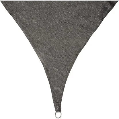 Perel Dreieckssonnensegel Wasserdurchlässig 5 X 5 X 5 M Dunkelgrau 4 Perel Dreieckssonnensegel Wasserdurchlässig 5 X 5 X 5 M Dunkelgrau – Bild 2