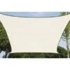 Perel Sonnensegel Rechteckig 4 X 3 M Cremefarben -Outdoor Schirm Verkauf 948715 1717 1
