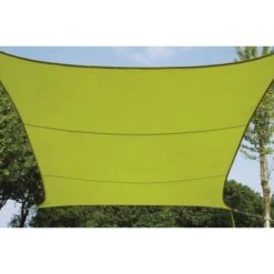 Perel Sonnensegel Rechteckig 4 X 3 M Lime Grün