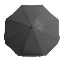 Balkonschirm Hernando Ø 200 Cm Anthrazit Mit Push-Up-Funktion -Outdoor Schirm Verkauf lkonschirm Hernando Rund 6 1