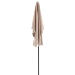 Balkonschirm Hernando Ø 200 Cm Beige Mit Push-Up-Funktion -Outdoor Schirm Verkauf lkonschirm hernando rund 6 2