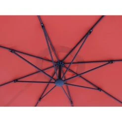 Ampelschirm Alvarado Ø 300 Cm Terracotta Mit Kurbel 17 Ampelschirm Alvarado Ø 300 Cm Terracotta Mit Kurbel -Outdoor Schirm Verkauf mpelschirm Alvarado Rund 2 1