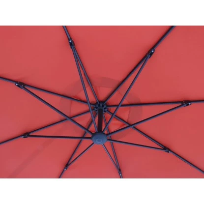 Ampelschirm Alvarado Ø 300 Cm Terracotta Mit Kurbel 8 Ampelschirm Alvarado Ø 300 Cm Terracotta Mit Kurbel – Bild 6