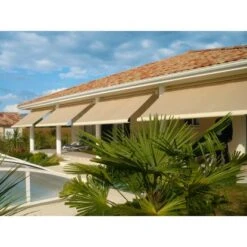 Kassettenmarkise Perform 300 X 200 Cm Gestell Weiß Tuch Anthrazit -Outdoor Schirm Verkauf ouverture 1 fr dessin 0681 1